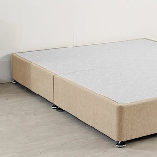 Royal Low Divan Bed Base Only (10 inches) On Chrome Glides - Divan Factory Outlet