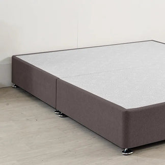 Royal Low Divan Bed Base Only (10 inches) On Chrome Glides - Divan Factory Outlet
