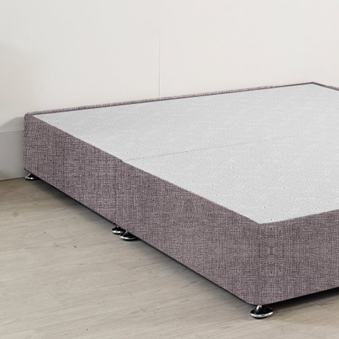 Royal Low Divan Bed Base Only (10 inches) On Chrome Glides - Divan Factory Outlet