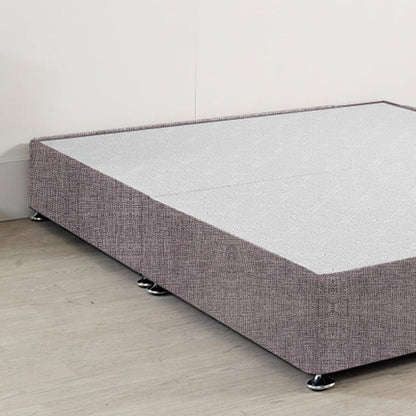 Royal Low Divan Bed Base Only (10 inches) On Chrome Glides - Divan Factory Outlet