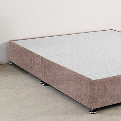 Royal Low Divan Bed Base Only (10 inches) On Chrome Glides - Divan Factory Outlet