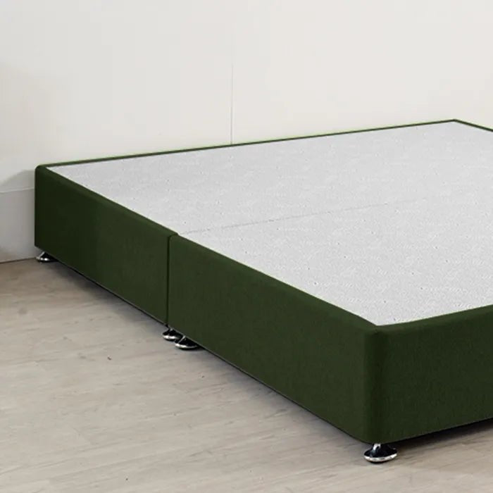 Royal Low Divan Bed Base Only (10 inches) On Chrome Glides - Divan Factory Outlet