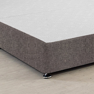 Royal Low Divan Bed Base Only (10 inches) On Chrome Glides - Divan Factory Outlet