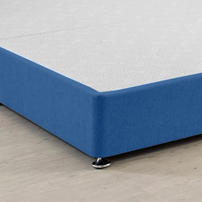 Royal Low Divan Bed Base Only (10 inches) On Chrome Glides - Divan Factory Outlet