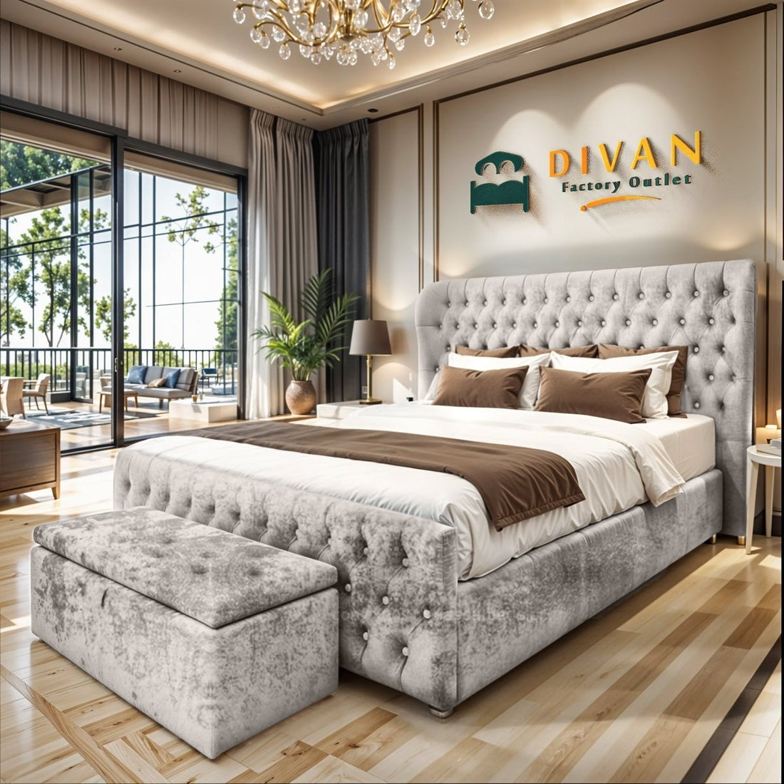 Imperial Elegance Modern Divan Bed - Divan Factory Outlet
