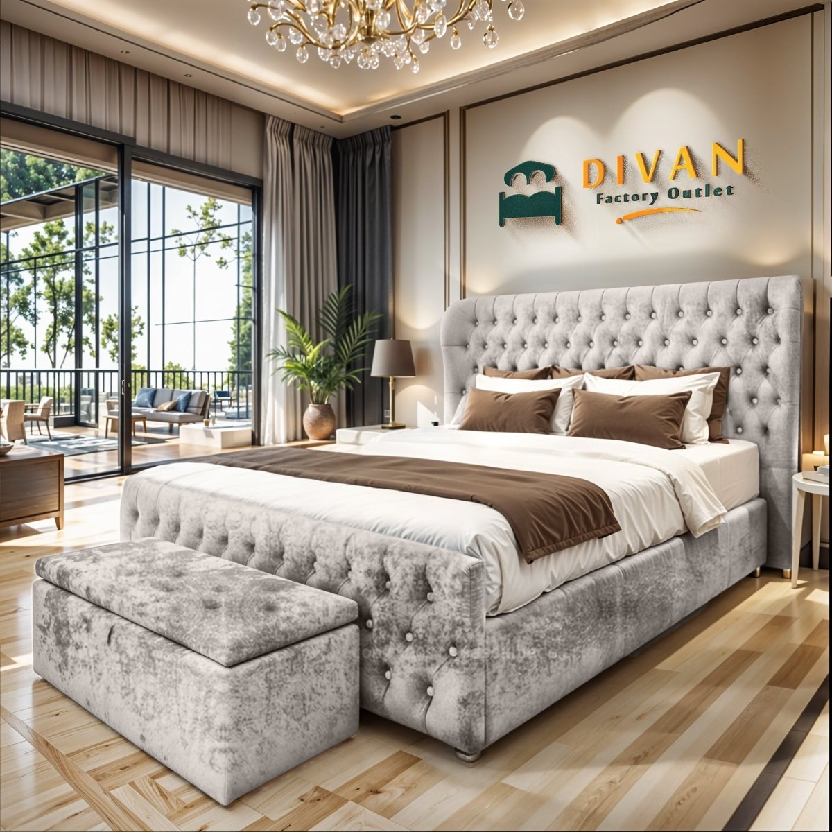 Imperial Elegance Modern Divan Bed - Divan Factory Outlet