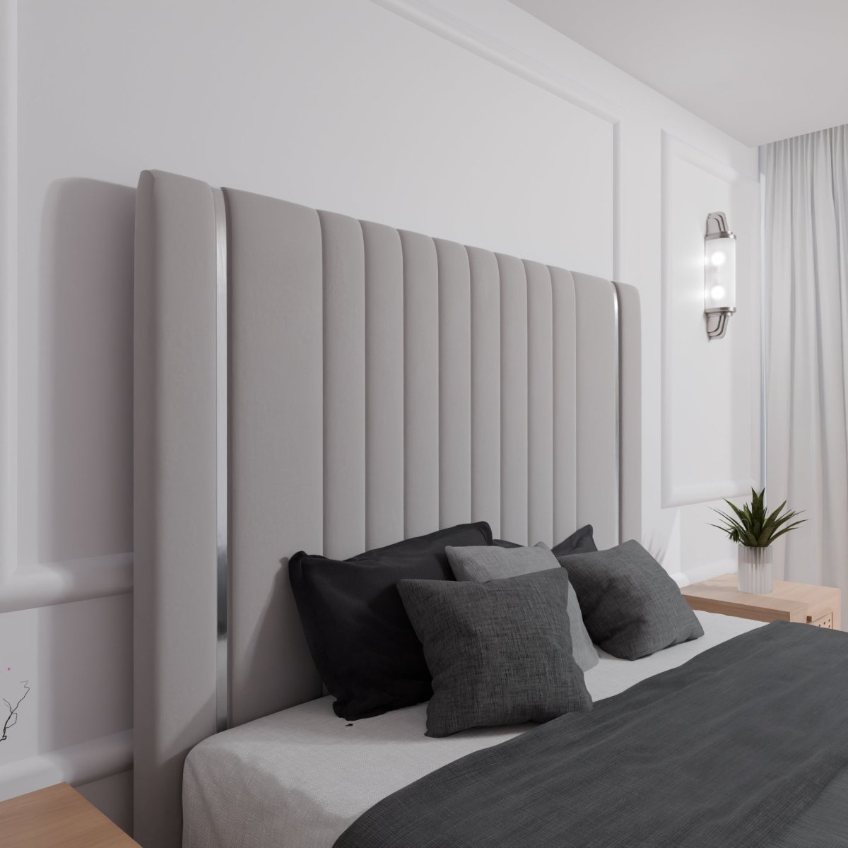 Majestic Upholstered Bed Set - Divan Factory Outlet