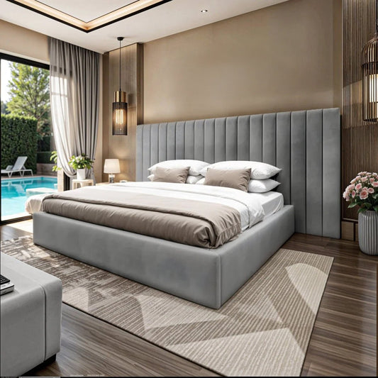 Maya Upholstered Bed Set - Divan Factory Outlet