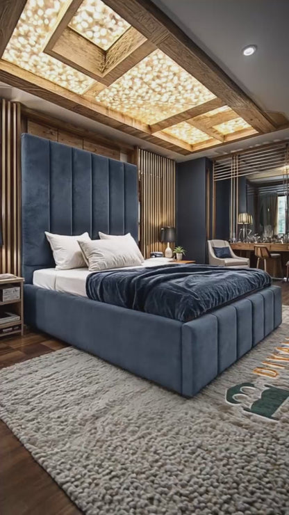 Supreme High Headboard Modern Divan Bed Set