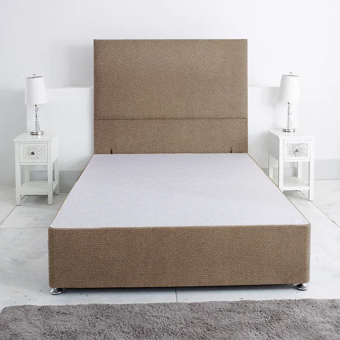 Princess Divan Base Only with Floor Standing 54 Inches Headboard - Divan Factory Outlet