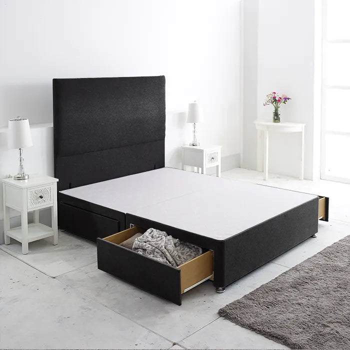 Princess Divan Princess Divan Base Only with Floor Standing 54 | UK Made – Divan ...