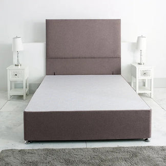 Princess Divan Base Only with Floor Standing 54 Inches Headboard - Divan Factory Outlet