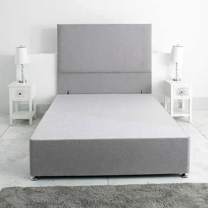 Princess Divan Base Only with Floor Standing 54 Inches Headboard - Divan Factory Outlet
