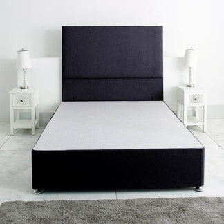 Princess Divan Base Only with Floor Standing 54 Inches Headboard - Divan Factory Outlet