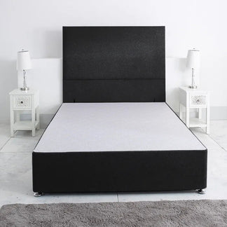 Princess Divan Base Only with Floor Standing 54 Inches Headboard - Divan Factory Outlet