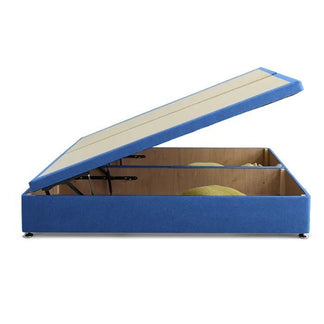 Royal Cushioned Ottoman Storage Divan Bed Base Only – End Lift - Divan Factory Outlet