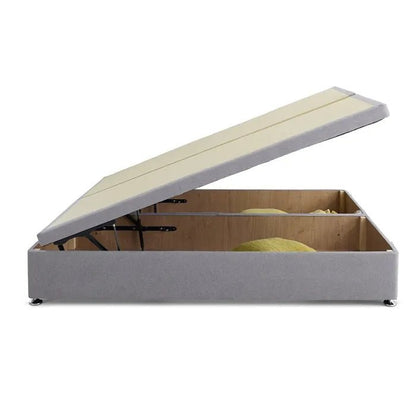 Royal Cushioned Ottoman Storage Divan Bed Base Only – End Lift - Divan Factory Outlet