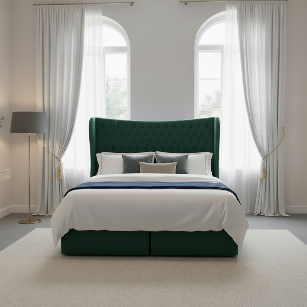 Sarah Upholstered Bed Frame with Free 54" Headboard
