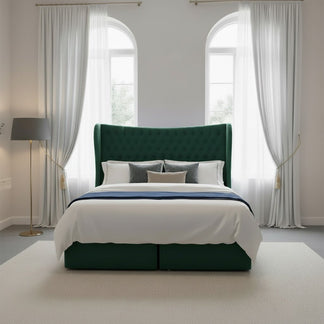 Sarah Upholstered Bed Frame with Free 54" Headboard