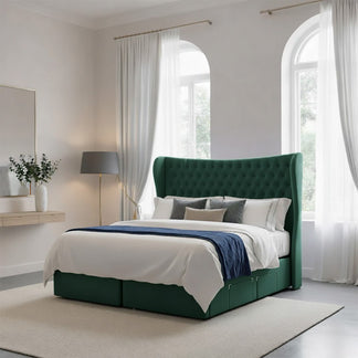 Sarah Upholstered Bed Frame with Free 54" Headboard