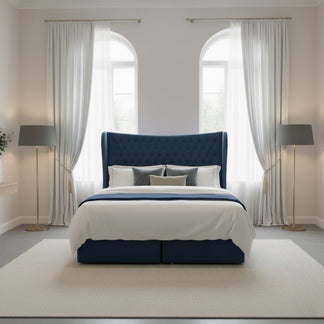 Sarah Upholstered Bed Frame with Free 54" Headboard