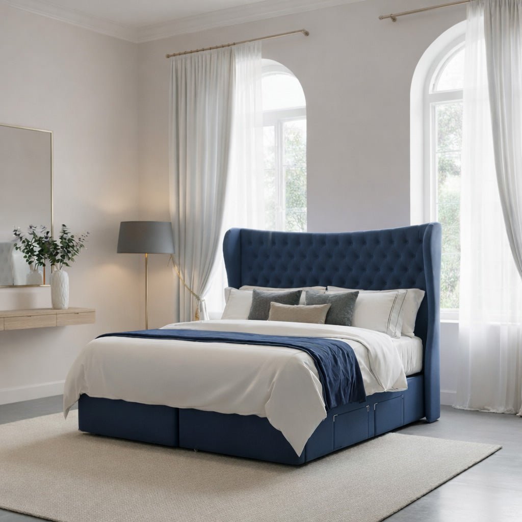 Sarah Upholstered Bed Frame with Free 54" Headboard