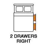2 Drawers Right