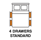 4 DRAWERS