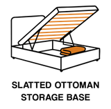 Slatted Ottoman Storage Base