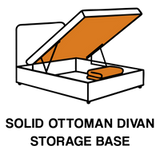 Solid Ottoman Divan Storage Base