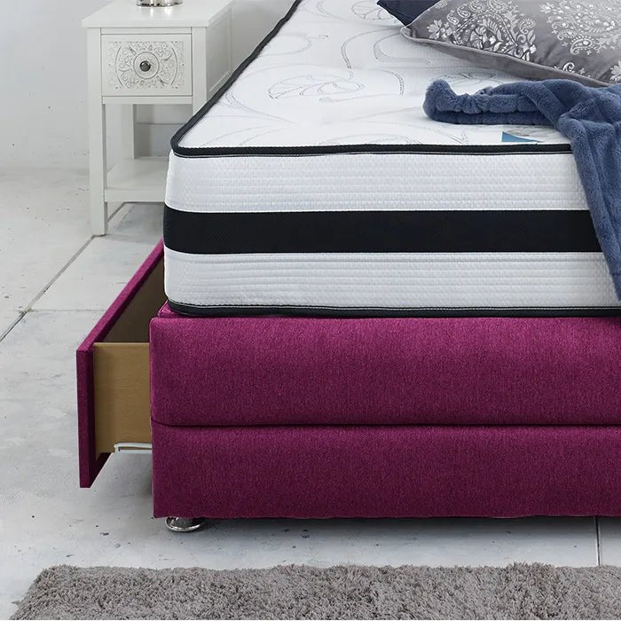 Westminster London Divan Bed Set With 26 inches High Headboard and Footboard - Divan Factory Outlet