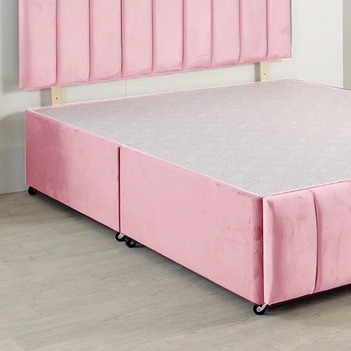 Westminster Victoria Divan Bed Base Only With 26 inches High Headboard and Footboard - Divan Factory Outlet