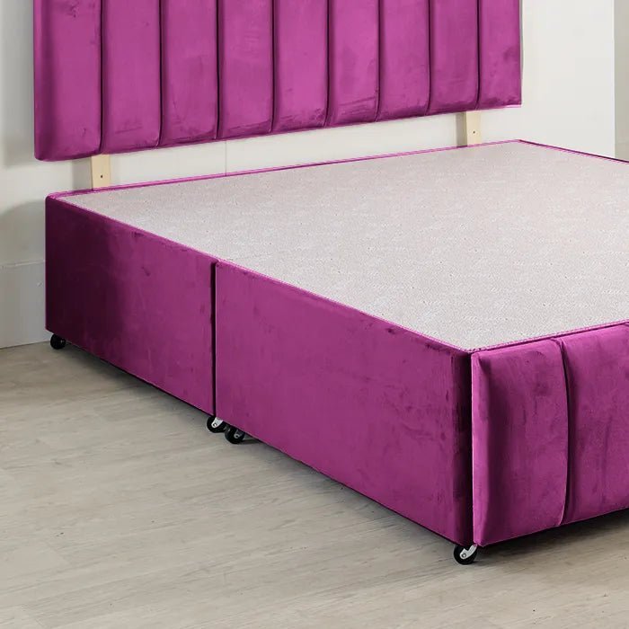 Westminster Victoria Divan Bed Base Only With 26 inches High Headboard and Footboard - Divan Factory Outlet