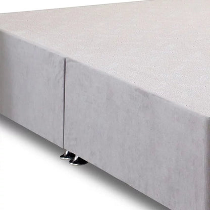 4ft 6 Inches Double Classic Reinforced Divan Base Only Non Storage in House Grey - Divan Factory Outlet