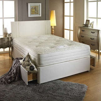 Dream Vendor Bamboo 1000 Pocket Sprung Latex Mattress - Divan Factory Outlet
