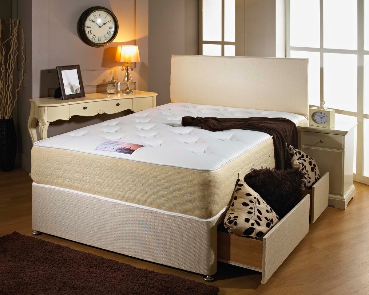 Dream Vendor Double Decker Dual Spring Orthopaedic Mattress - Divan Factory Outlet