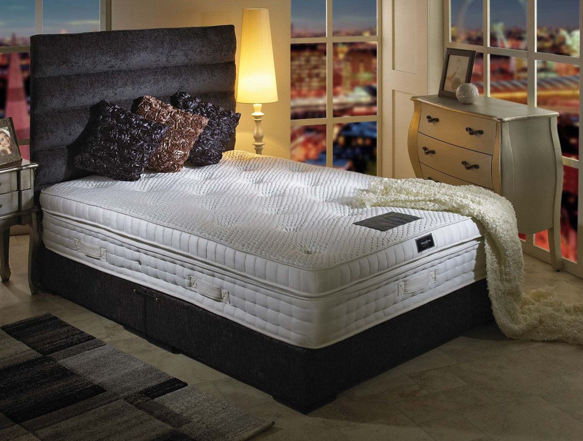 Dream Vendor Heritage 3000 Pocket Sprung Pillow Top Latex Mattress - Divan Factory Outlet