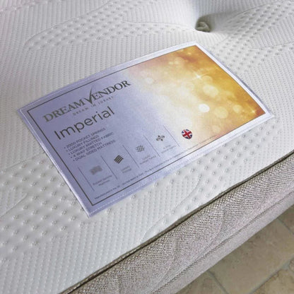 Dream Vendor Imperial 2000 Pocket Sprung Mattress - Divan Factory Outlet