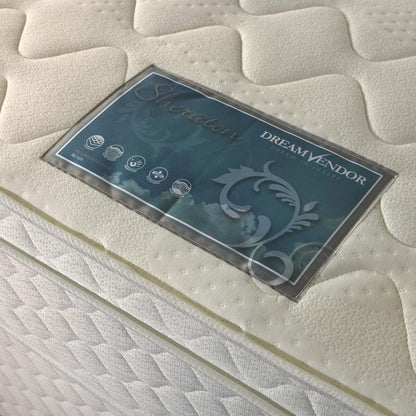 Dream Vendor Sheraton 1000 Pocket Sprung Pillow Top Mattress - Divan Factory Outlet