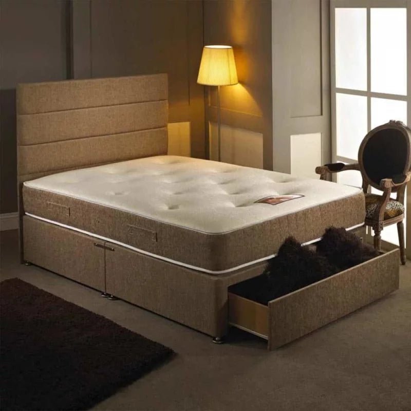 Dream Vendor Sovereign 1000 Pocket Memory Sprung Divan Bed Set - Divan Factory Outlet