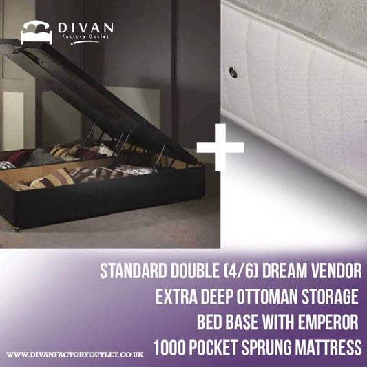Shop Ottoman Divan Bed Sets, Bases Upto 50% Off!– Divan Factory Outlet