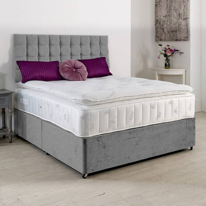 Walker & Slater 1000 Pocket Sprung Pillow Top Memory Mattress - Divan Factory Outlet