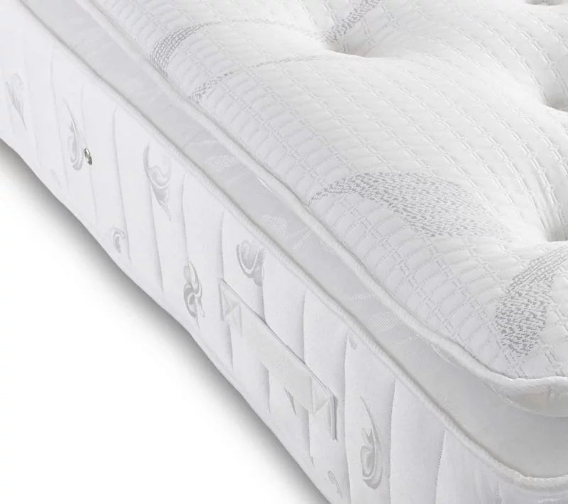 Walker & Slater 1000 Pocket Sprung Reflex Pillow top Divan Bed Set With Headboard - Divan Factory Outlet