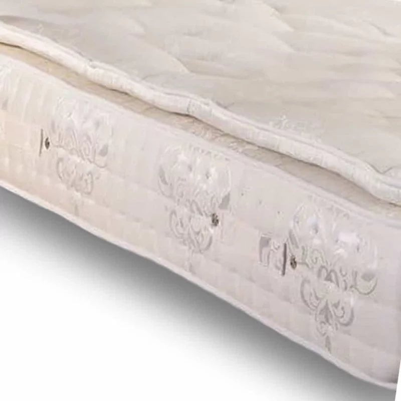 Walker & Slater 2000 Pocket Sprung Pillow Top Cushioned Ottoman Divan Bed Set With Headboard - Divan Factory Outlet