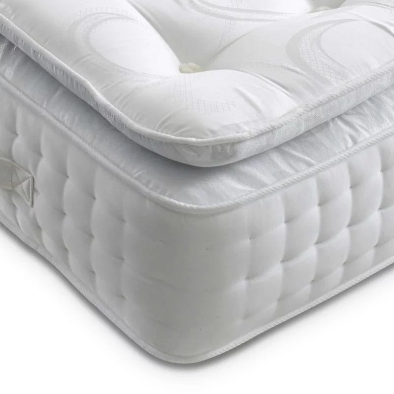 Walker & Slater 2000 Pocket Sprung Pillow Top Memory Mattress - Divan Factory Outlet